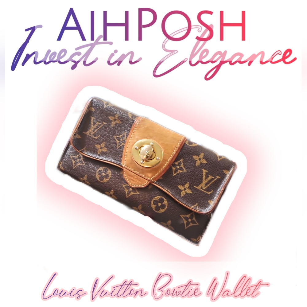 Louis Vuitton Boetie Long Wallet with initials